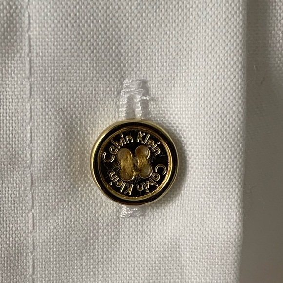 Calvin Klein White Sleeveless Blouse - Picture 3 of 7